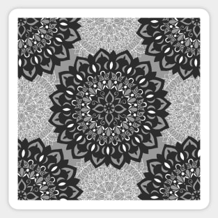 Flower Mandala - Grey Sticker